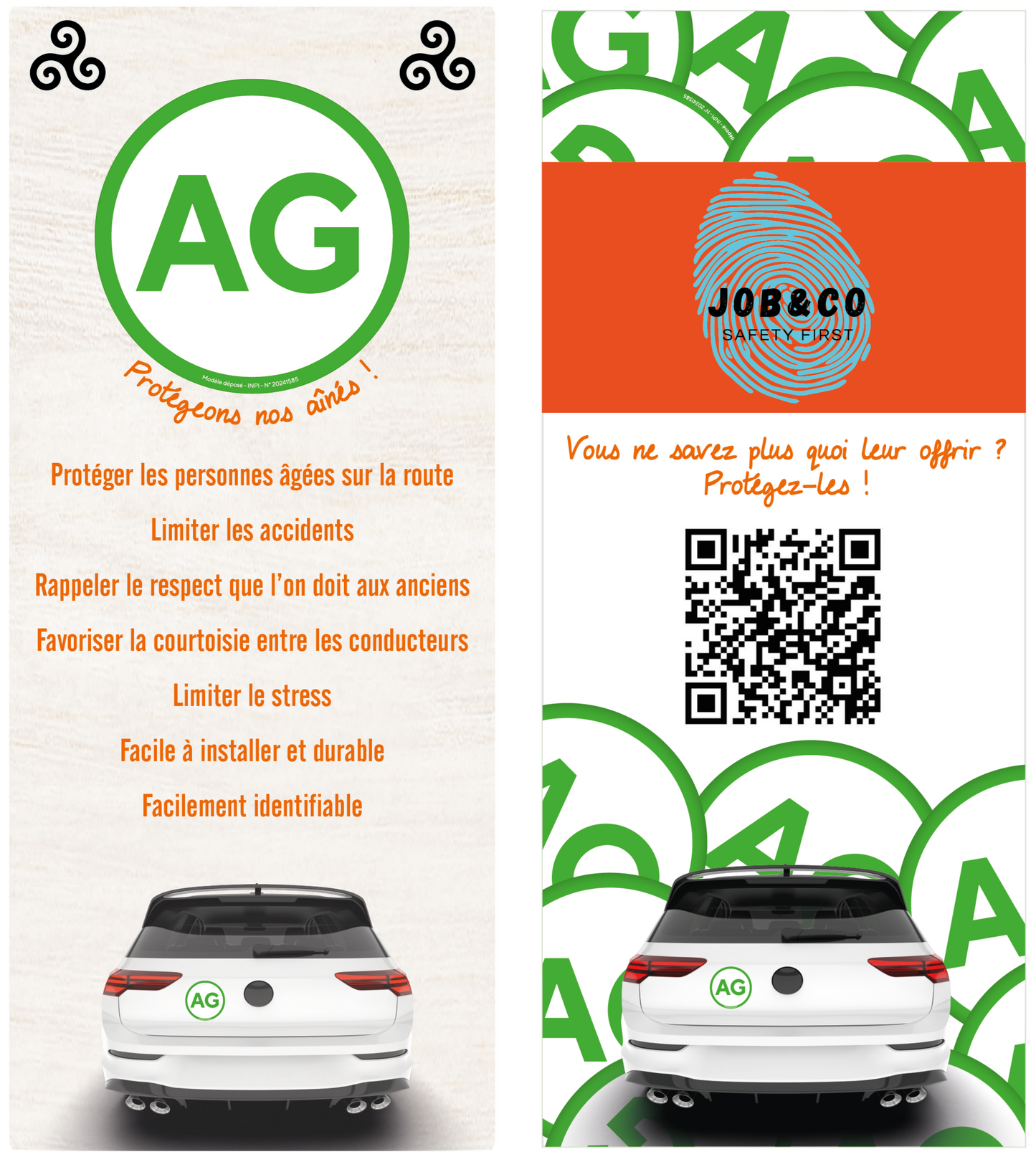 Macaron AG Type Magnétique (sans pochette cadeau)